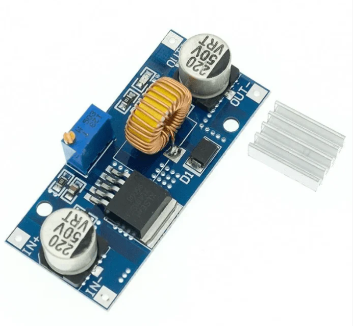 XL4015 5A DC-DC Step Down Adjustable Power Supply Buck Module LED with Heatsink