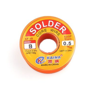 Solder Wire 0.5mm 50g B Type 35% Tin content