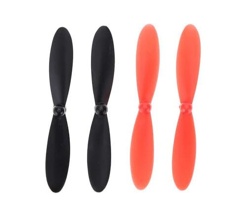 55mm (2.2inch) Blade Propeller Propeller for 6x15mm, 7x20mm 8.5x20mm Coreless Motor DIY Micro Quadcopter - Red,Black