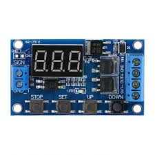 6-20V 1-Channel Power Relay Module with Adjustable Timing Cycle