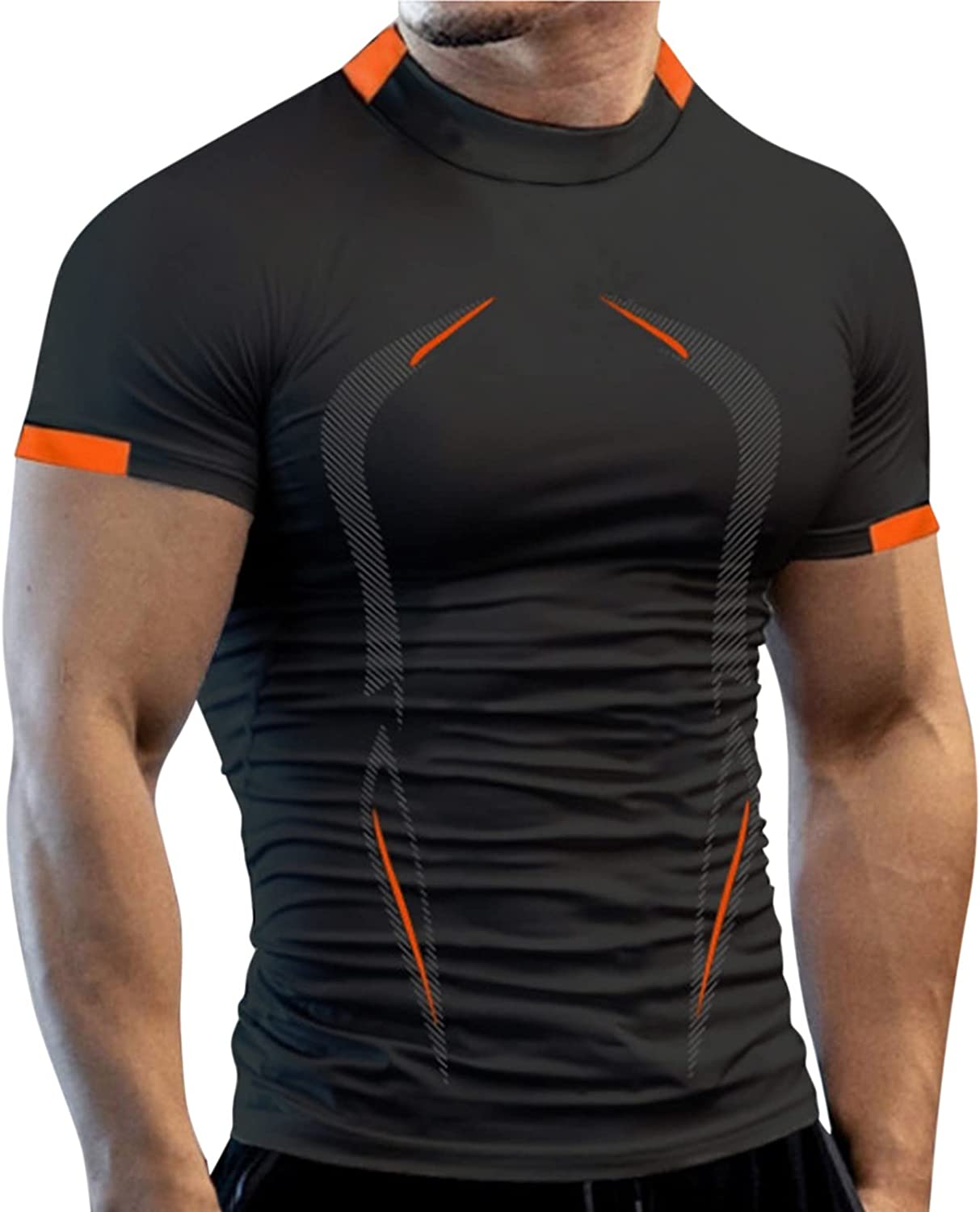 Camiseta Deportiva Transpirable Negra sin Estampar