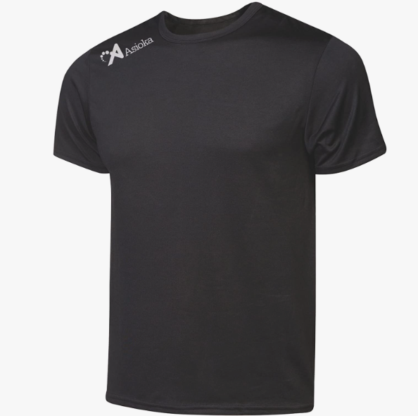 ASIOKA 130/16 Camiseta Negra No Fit Sin Stampar
