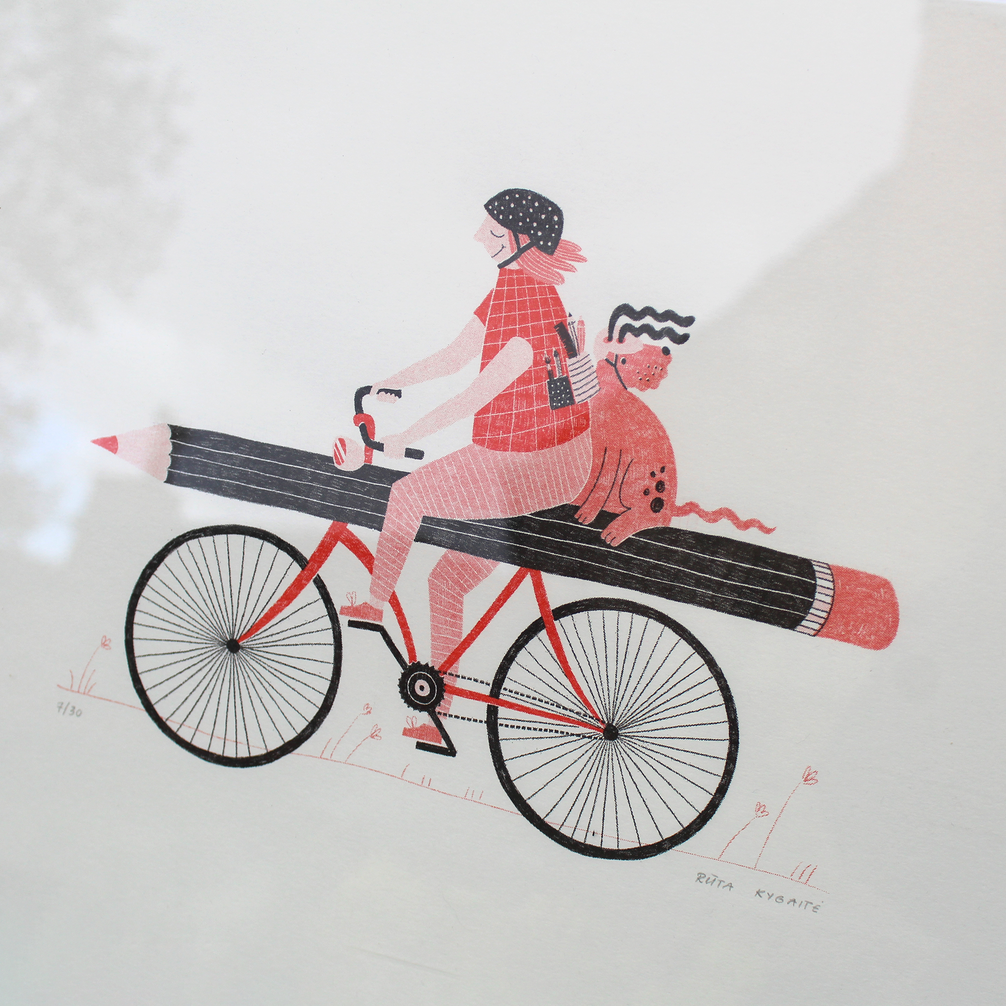 A3 print "Bike ride"