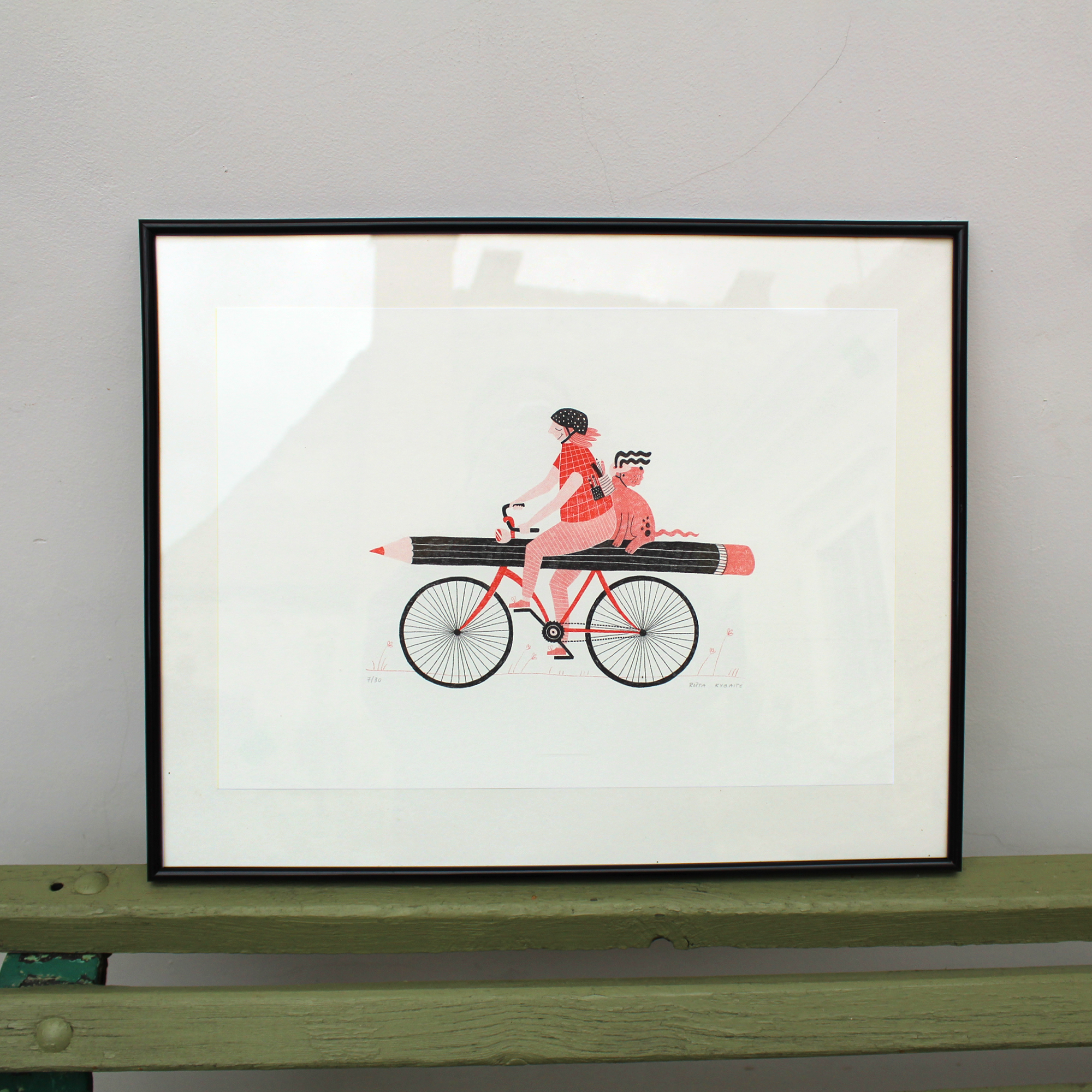 A3 print "Bike ride"