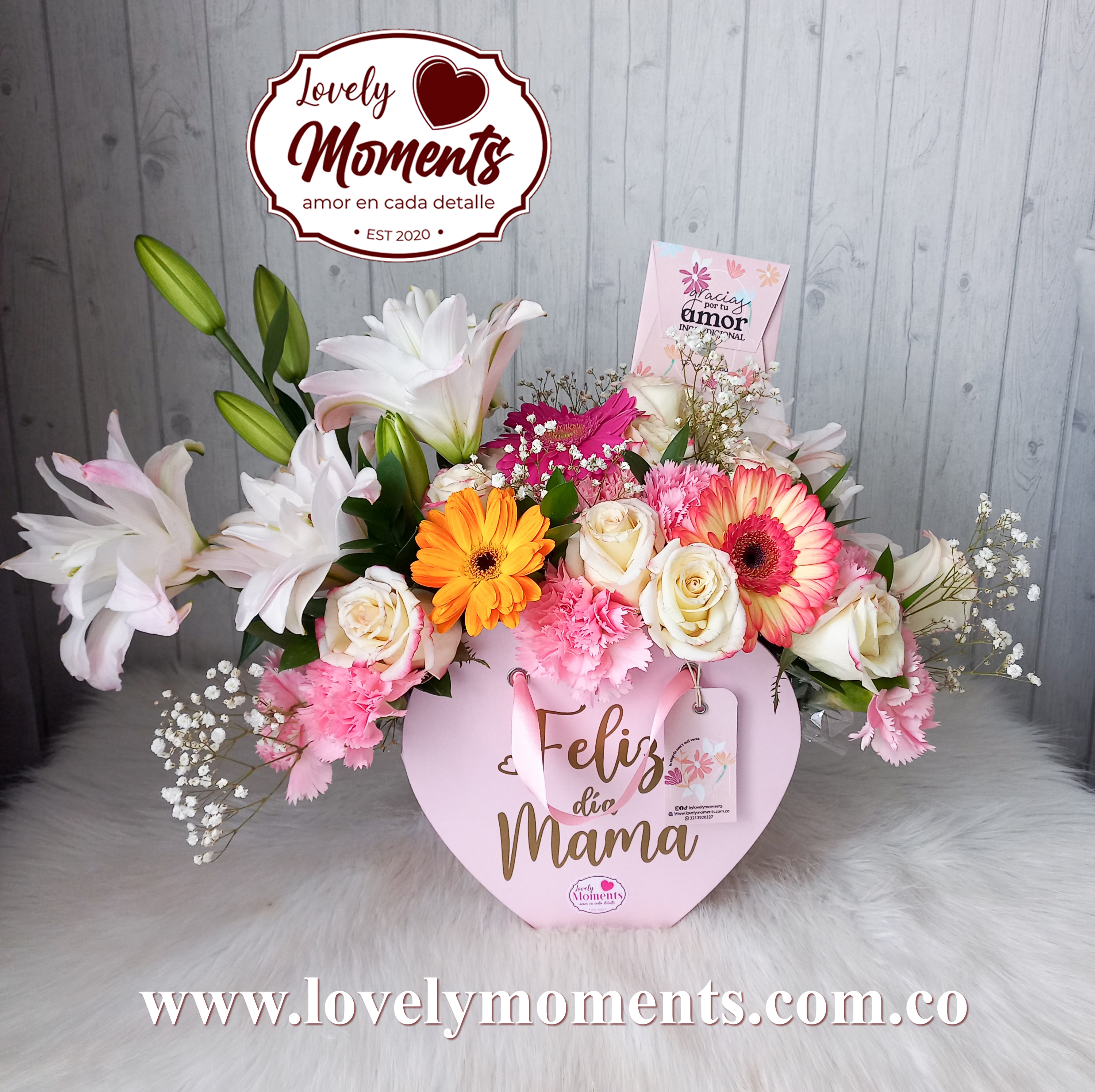 Jardinera Corazón - Arreglo Floral