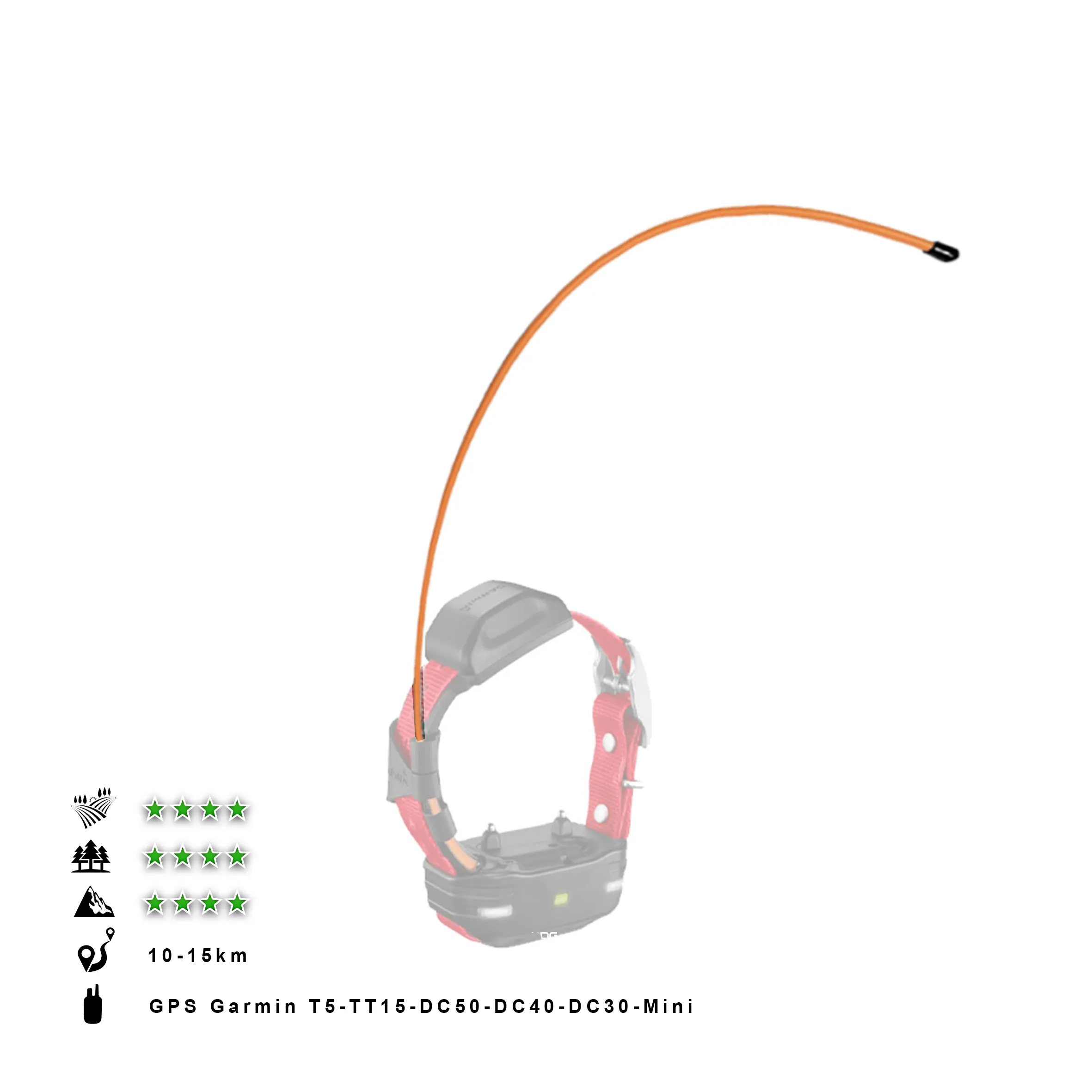 ANTENNE COLLIER ROG®+ 53CM