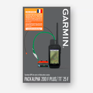 Pack collier repérage/dressage Alpha 200 F PLUS avec collier TT25F