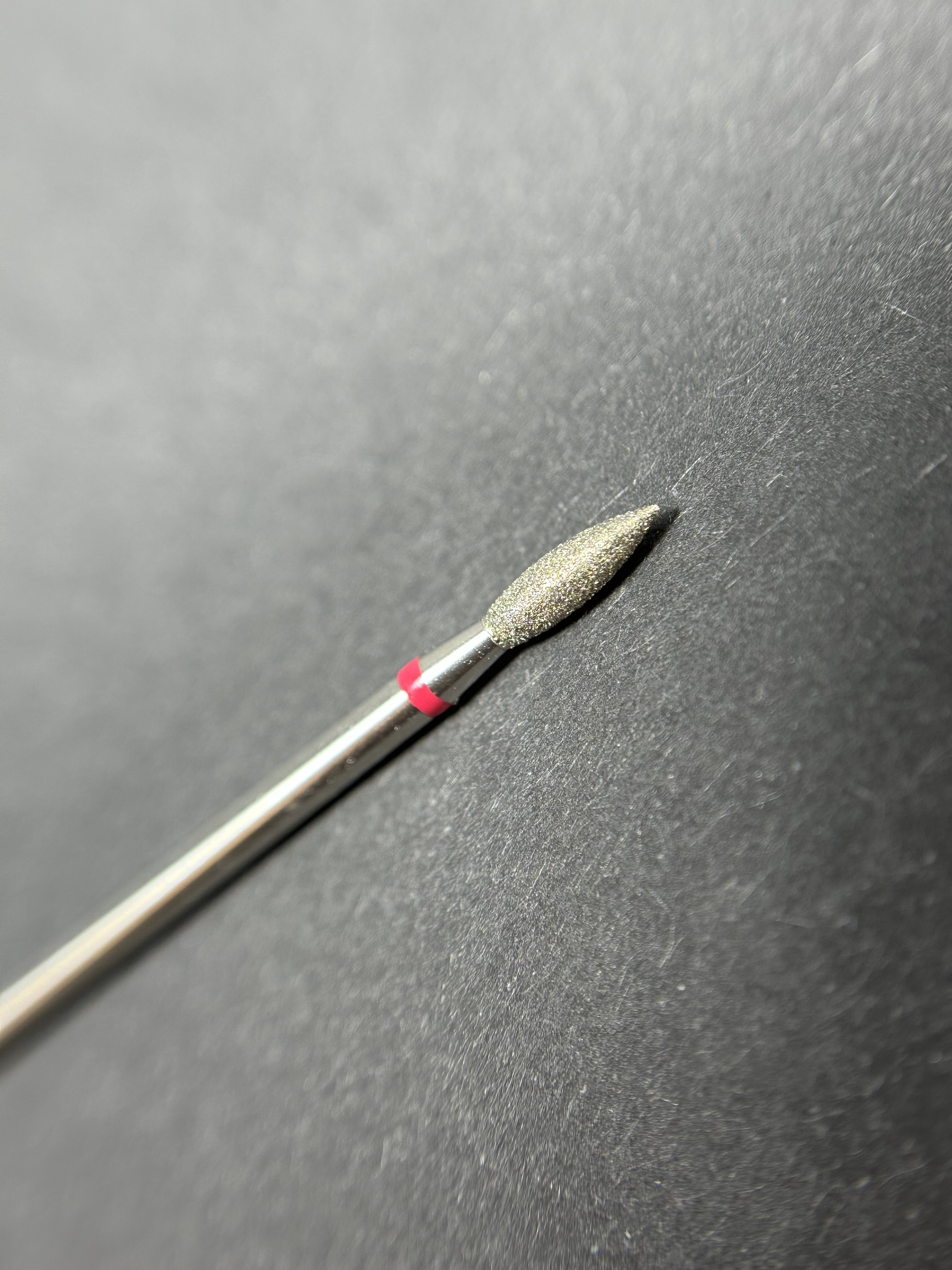 Nail Drill Bit - Flame form (red)