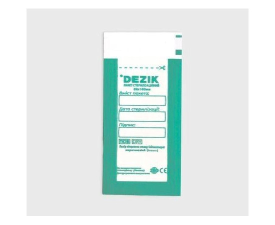 Sterilisasjonpose DEZIK 60x100mm 100pcs