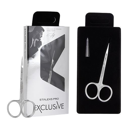 Professional cuticle scissors Staleks EXCLUSIVE 23 TYPE 2 magnolia