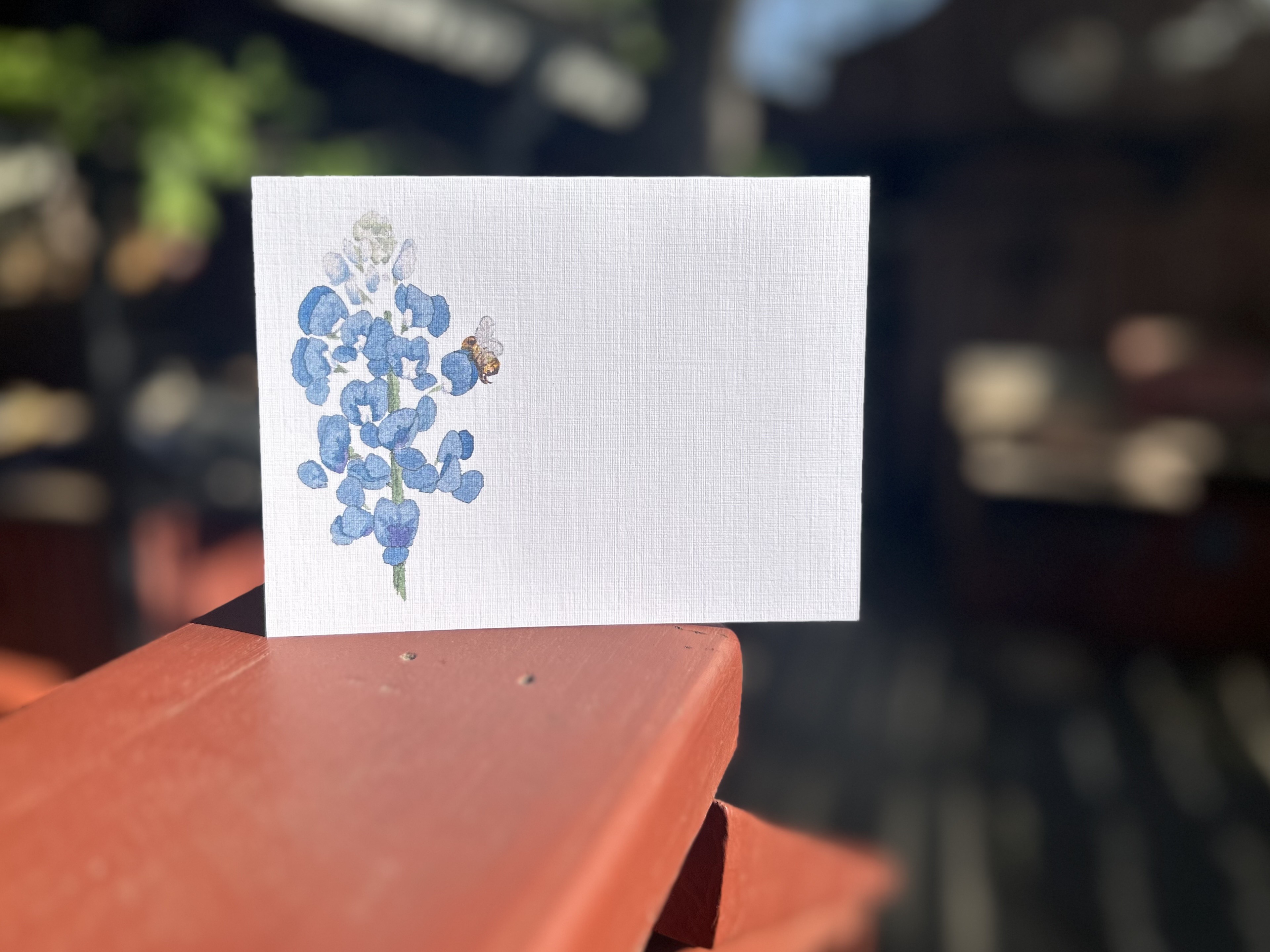 Bluebonnet with a Bee