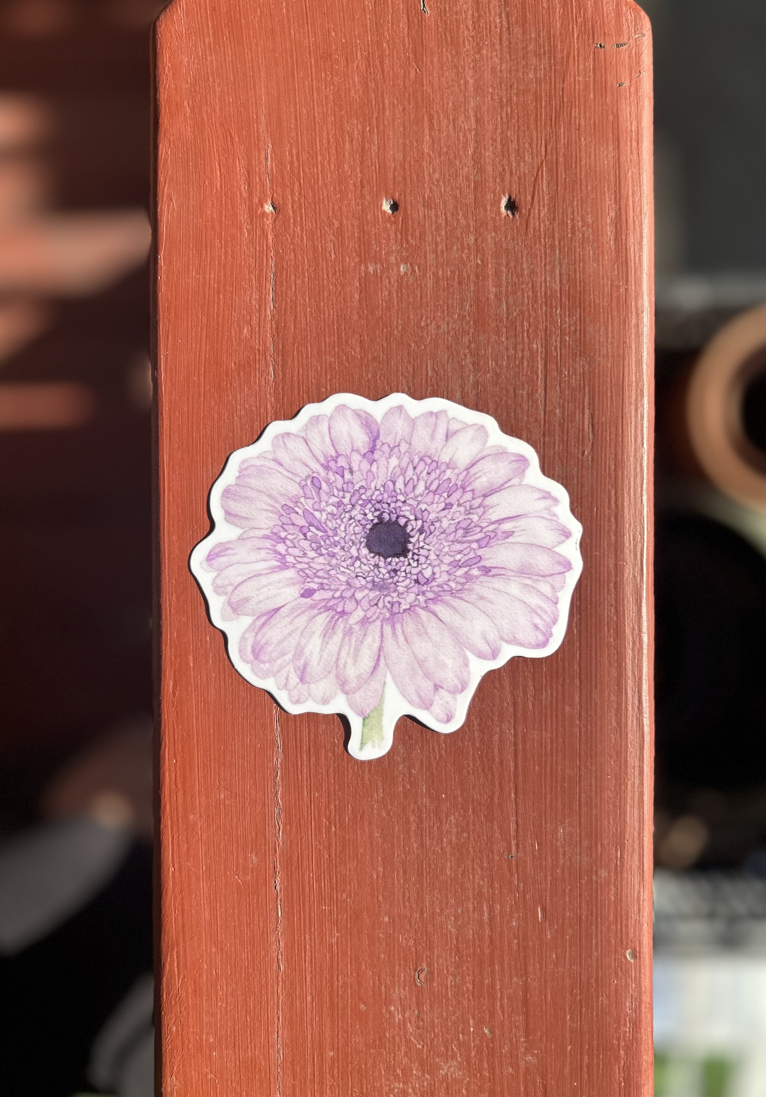 Gerbera Daisy Sticker