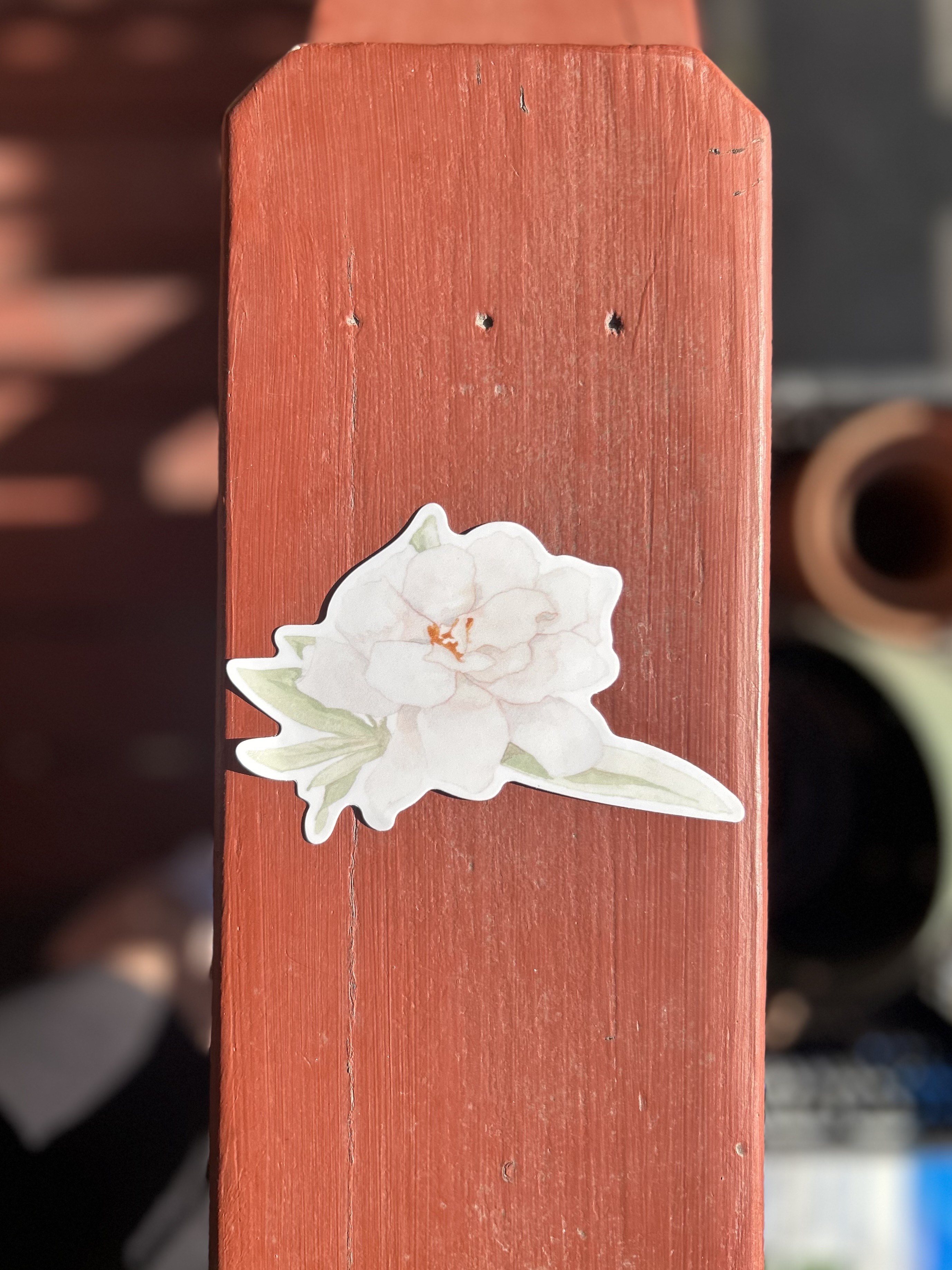 Gardenia Sticker