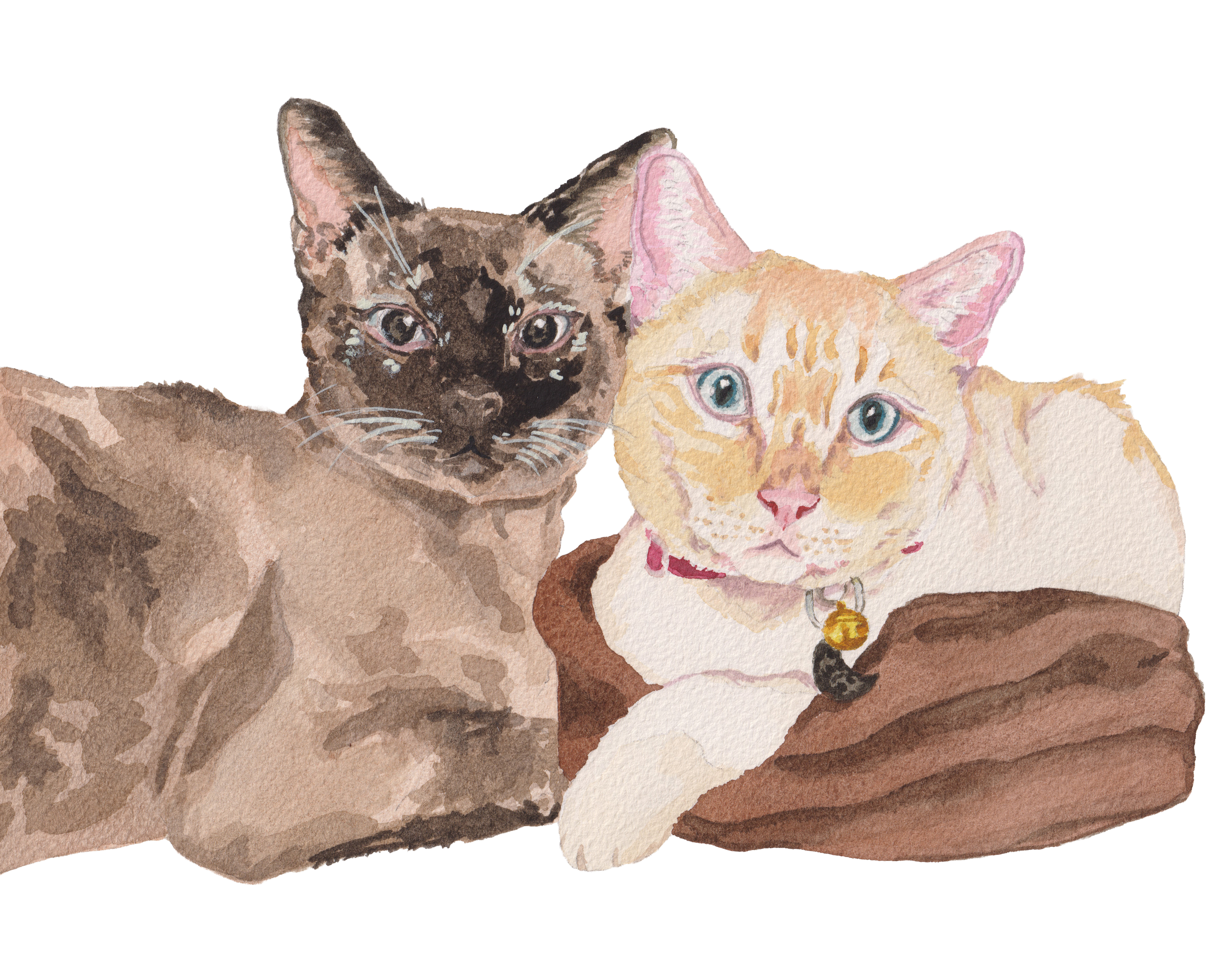 Add-on pets to custom pet portrait