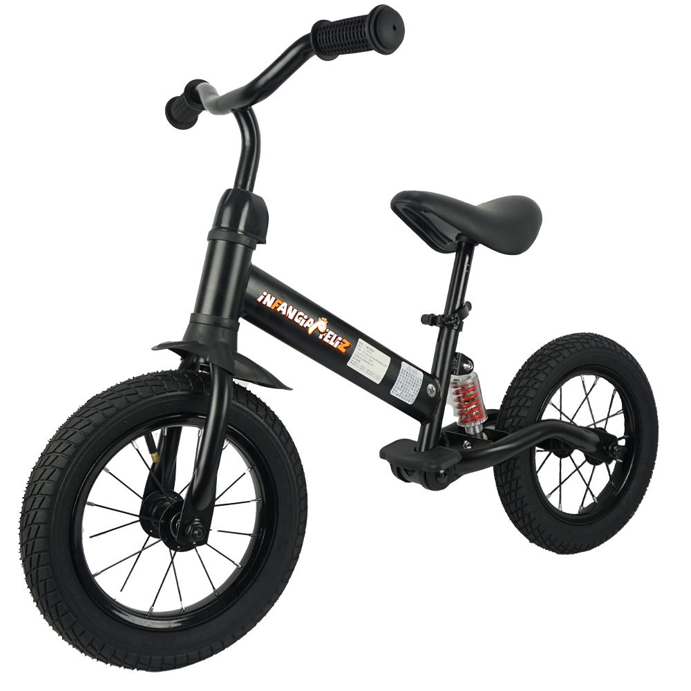 iNFANCiA FELiZ Bicicleta sin Pedales de Equilibrio entrenadora para Niños y Niñas de 3 a 7 años, con Amortiguador en el Asiento.
