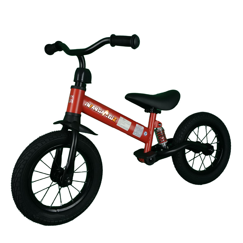 iNFANCiA FELiZ Bicicleta sin Pedales de Equilibrio entrenadora para Niños y Niñas de 3 a 7 años, con Amortiguador en el Asiento.