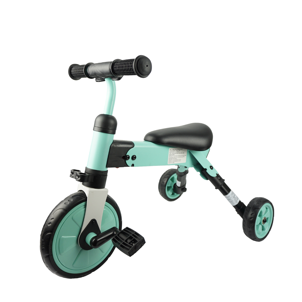 iNFANCiA FELiZ QI Triciclo Transformable, Triciclo Entrenadora con o sin Pedales y Carro de Equilibrio Ideal para niños y niñas de 1 a 4 años Practico, Ligero y portátil.