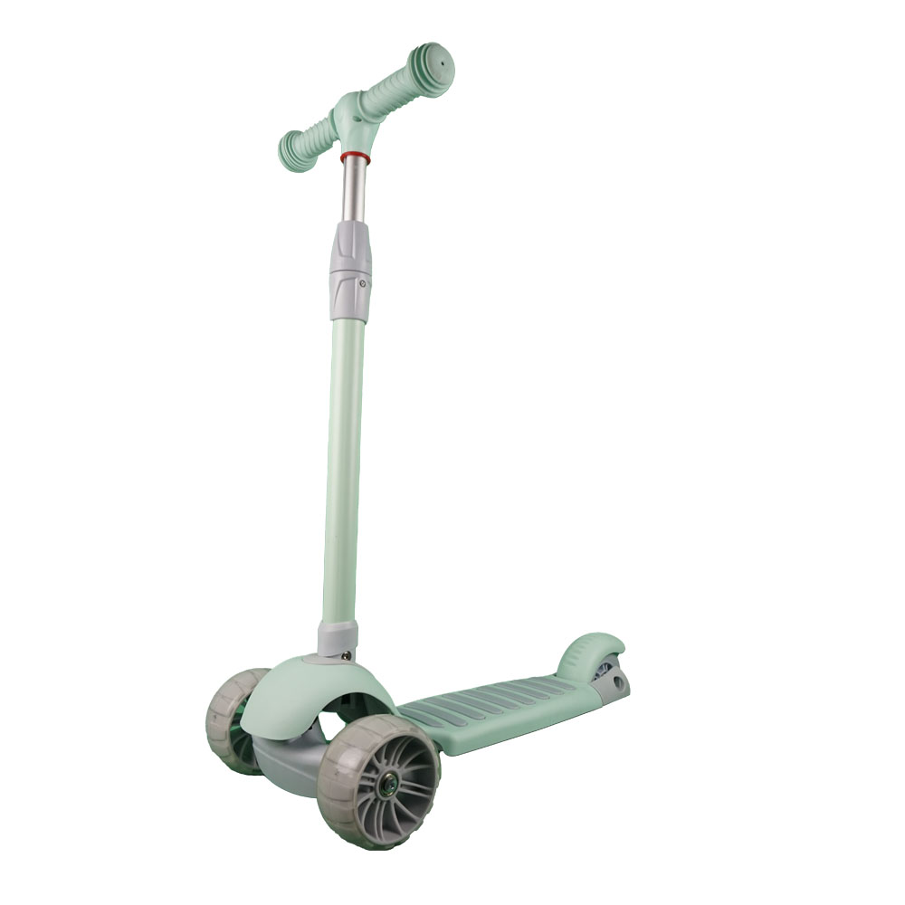 iNFANCiA FELiZ Scooter F, Juguete para niños y niñas de 2 a 8 años con manubrio Ajustable y Ruedas Delanteras con Luces LED. 