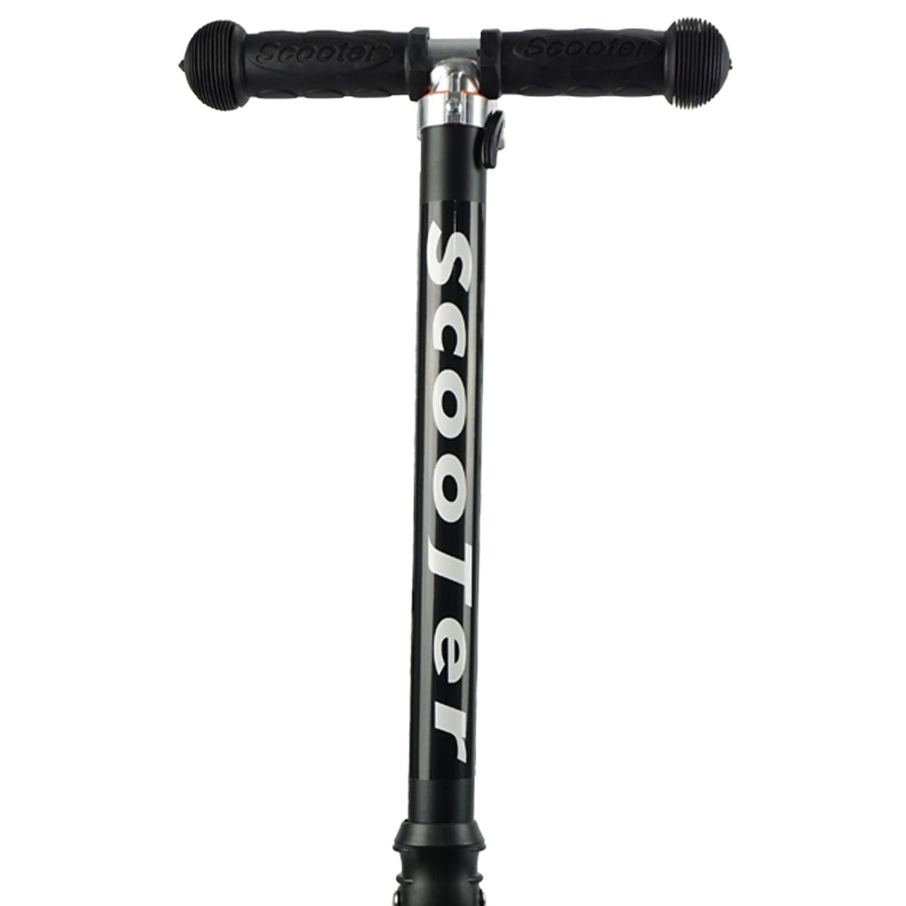 iNFANCiA FELiZ :) EX Scooter con manubrio reclinable, patín del Diablo, patineta, monopatin Ajustable con Luces LED en Las Ruedas, Regalo Ideal para jóvenes y niños de 5 a 13 años.
