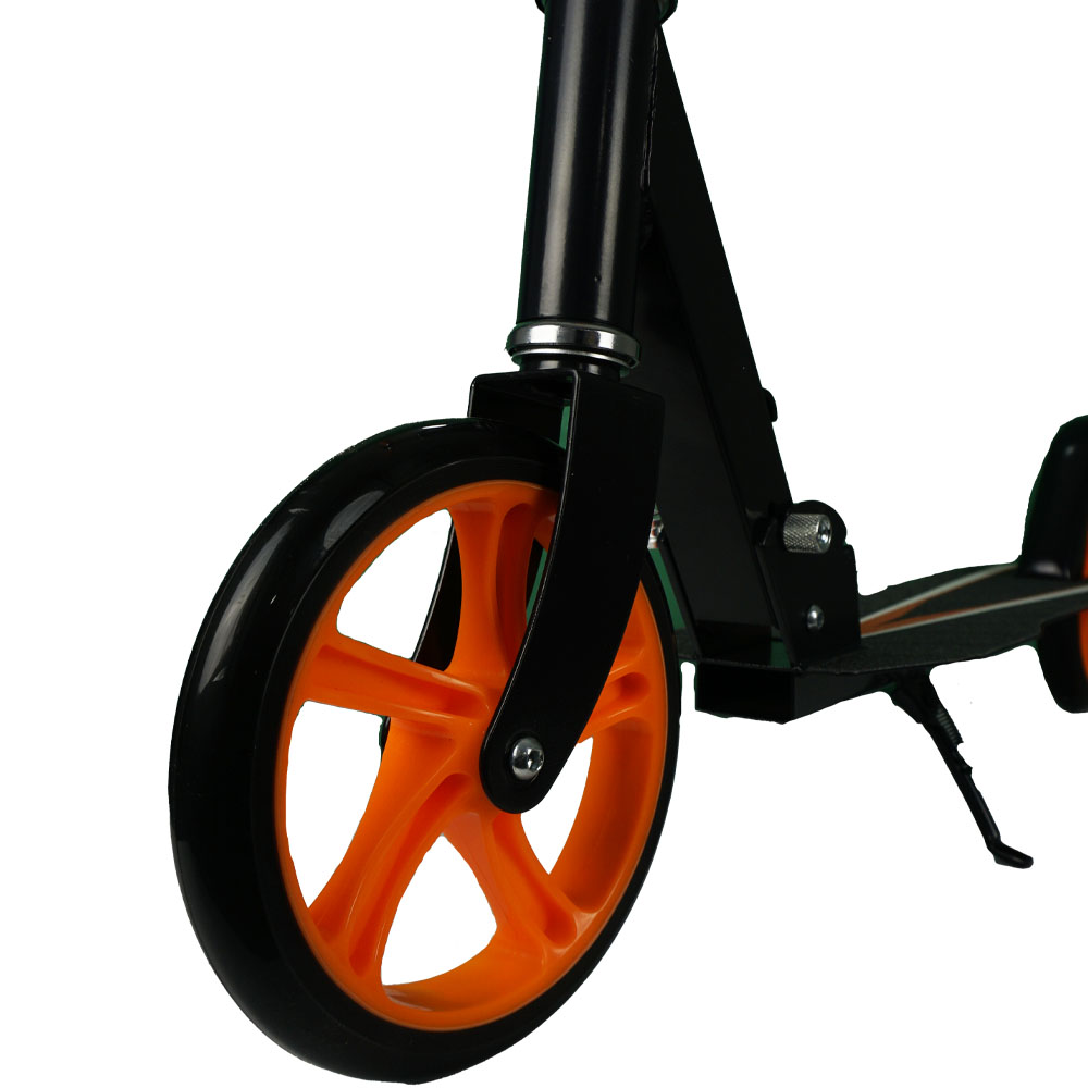 iNFANCiA FELiZ Scooter Patinete Plegable Ideal para Transportar en la Ciudad, monopatín, patín del Diablo, para Adolescentes y Adultos. soporta 100kg, Acero Reforzado
