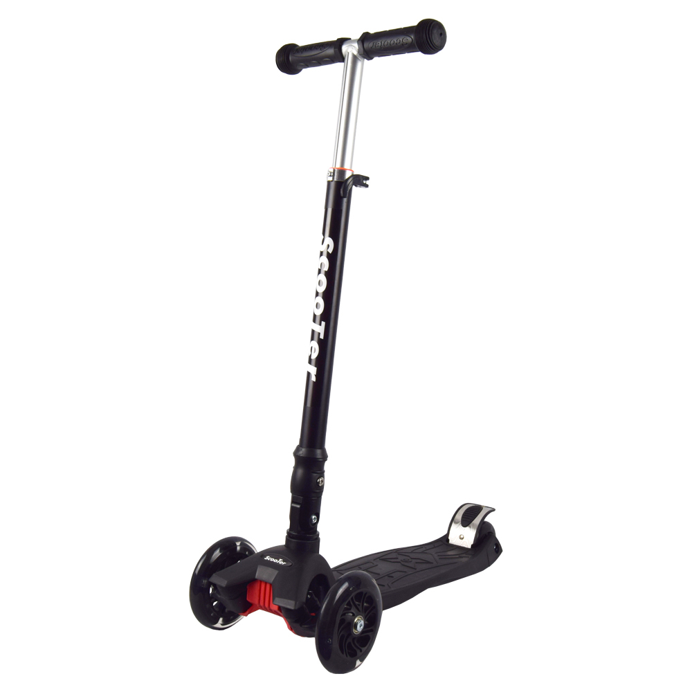 iNFANCiA FELiZ Scooter GX con Ruedas luz LED, Colores Fluorescente para niños y niñas de 3 a 10 años. monopatín, Patinete, patín del Diablo, excelente Regalo, es Plegable par su fácil Almacenamiento