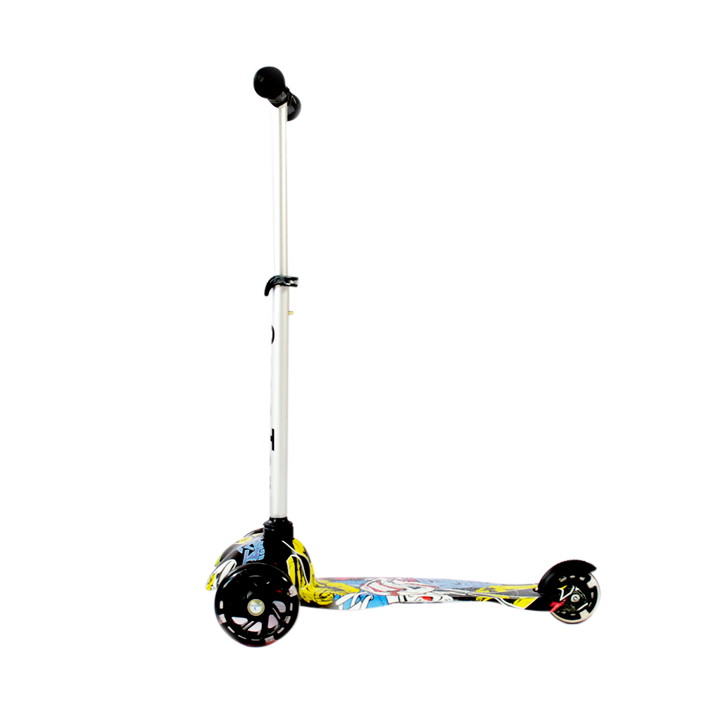 iNFANCiA FELiZ :) Juguete Scooter, Ajustable con Luces LED en Las Ruedas, Regalo Ideal para niños y niñas de 2 a 7 años. patín del Diablo, patineta