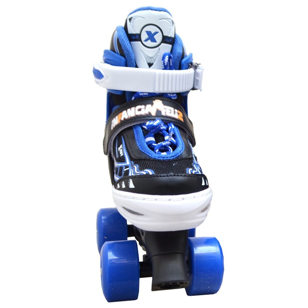iNFANCiA FELiZ 601CT Patines Quads en Paralelo,Ajustables para niños y niñas de 5 a 12 años.Excelentes para iniciarse en el Patinaje, Bota Flexible a 4 Niveles de Ajuste, Ligeros y Resistentes