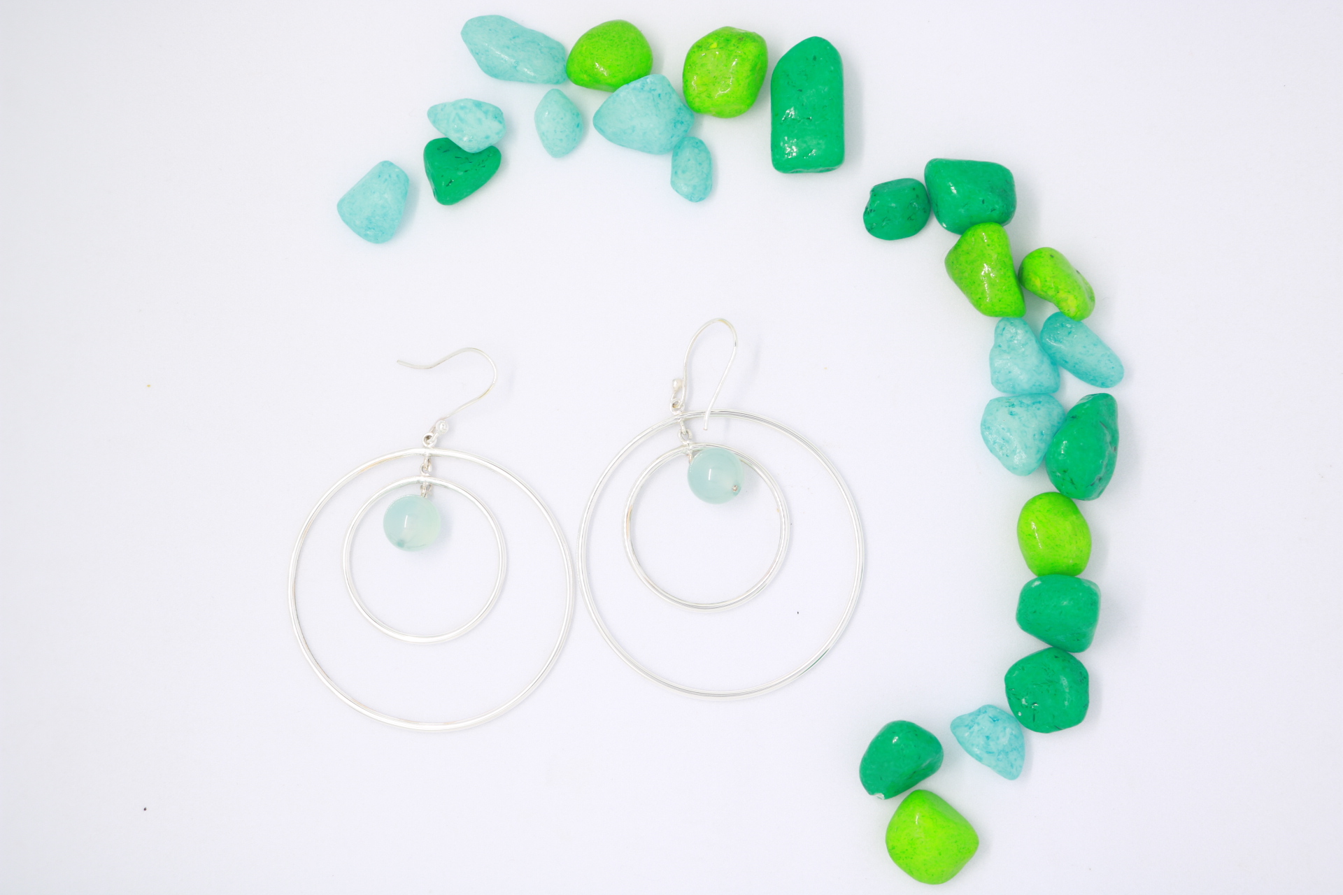 Designer shape with stone Earrings