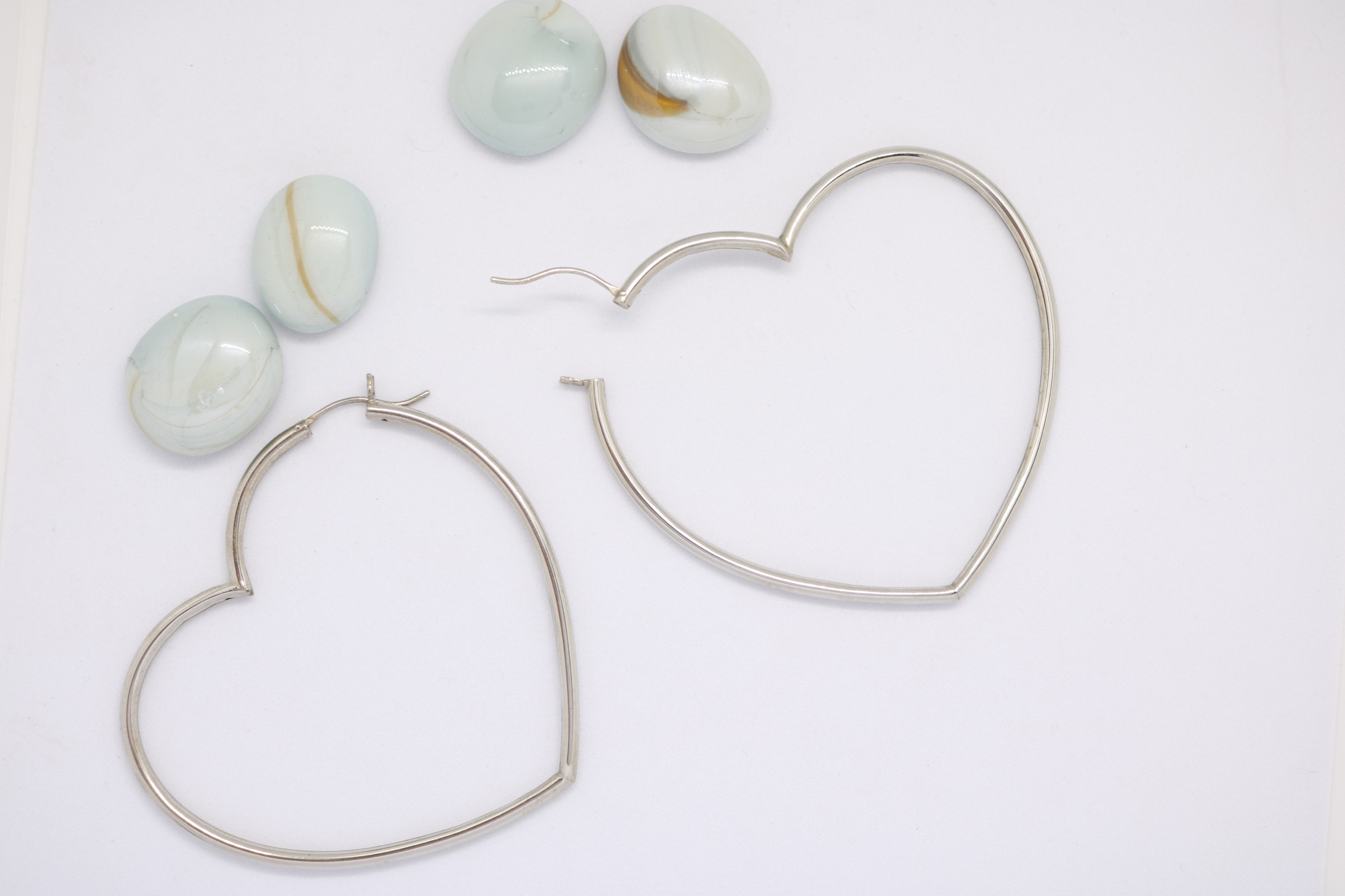 Heart Shape Ear Rings 
