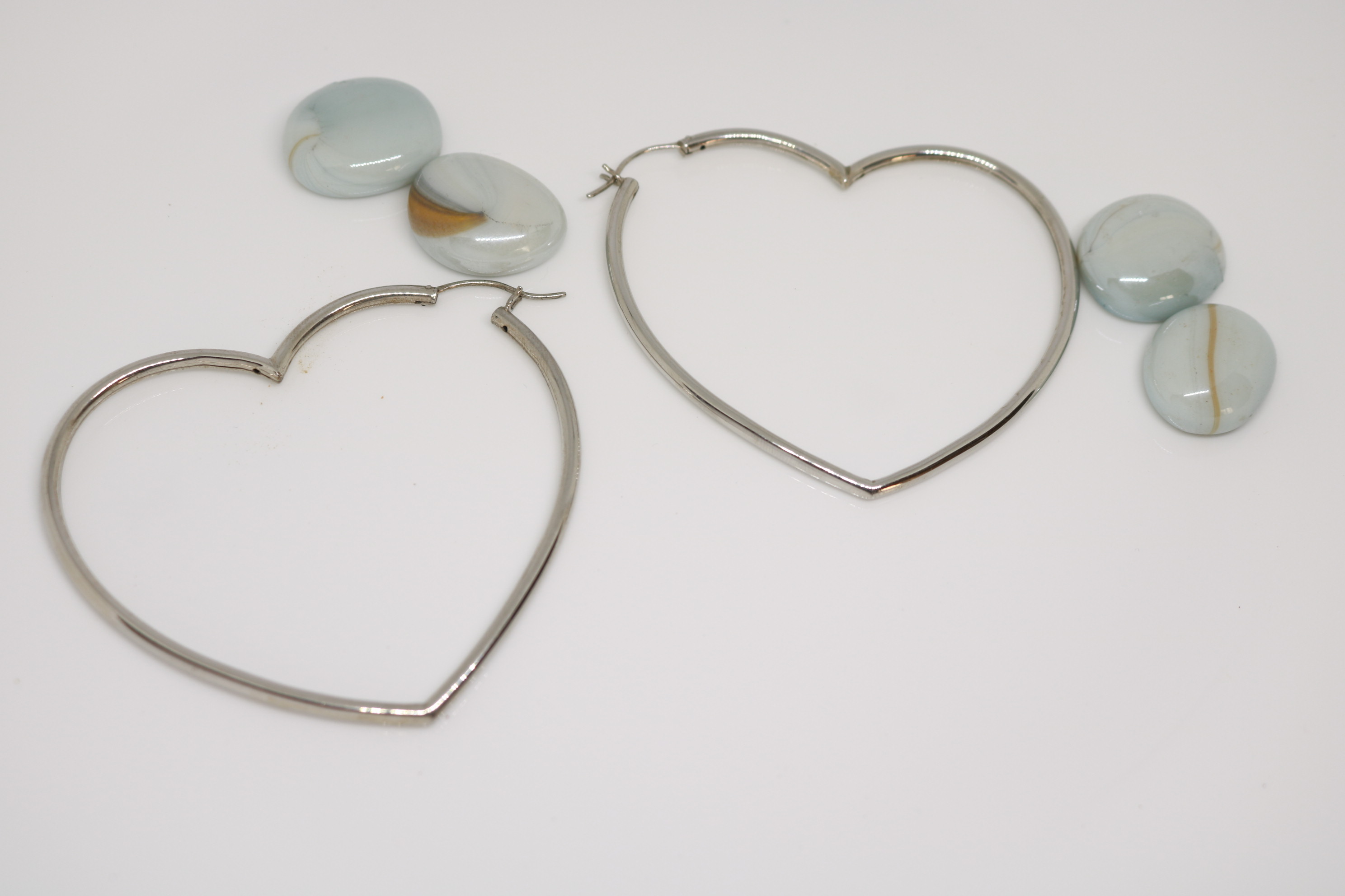 Heart Shape Ear Rings 