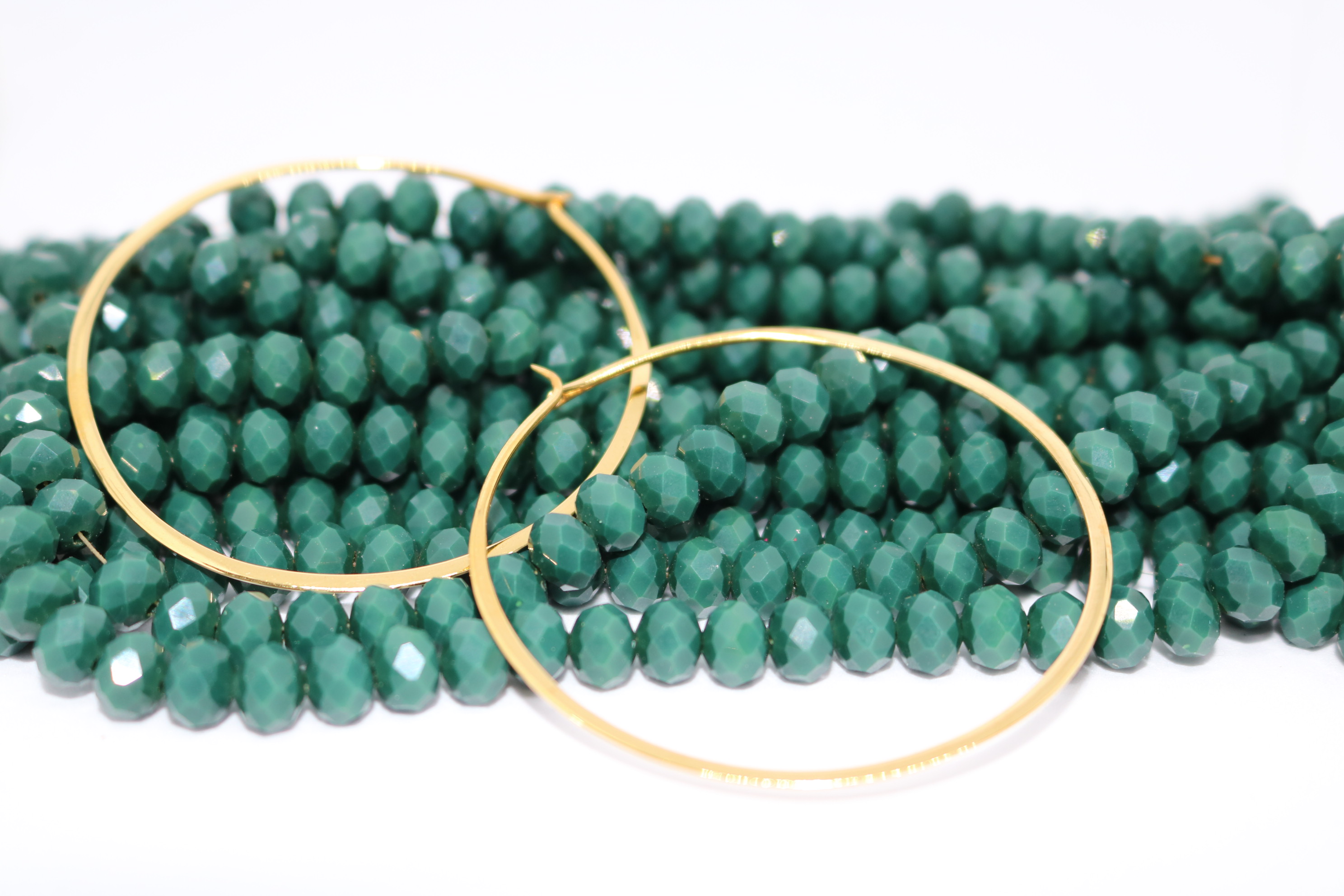 Designer Rings Earrings, Gold Plated