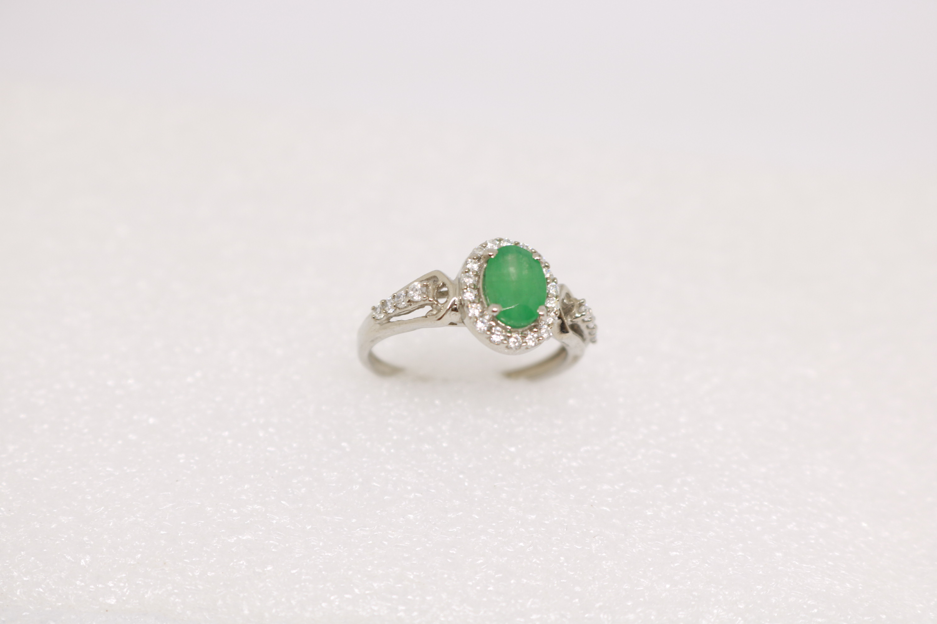 Silver ring with Rhodium plat