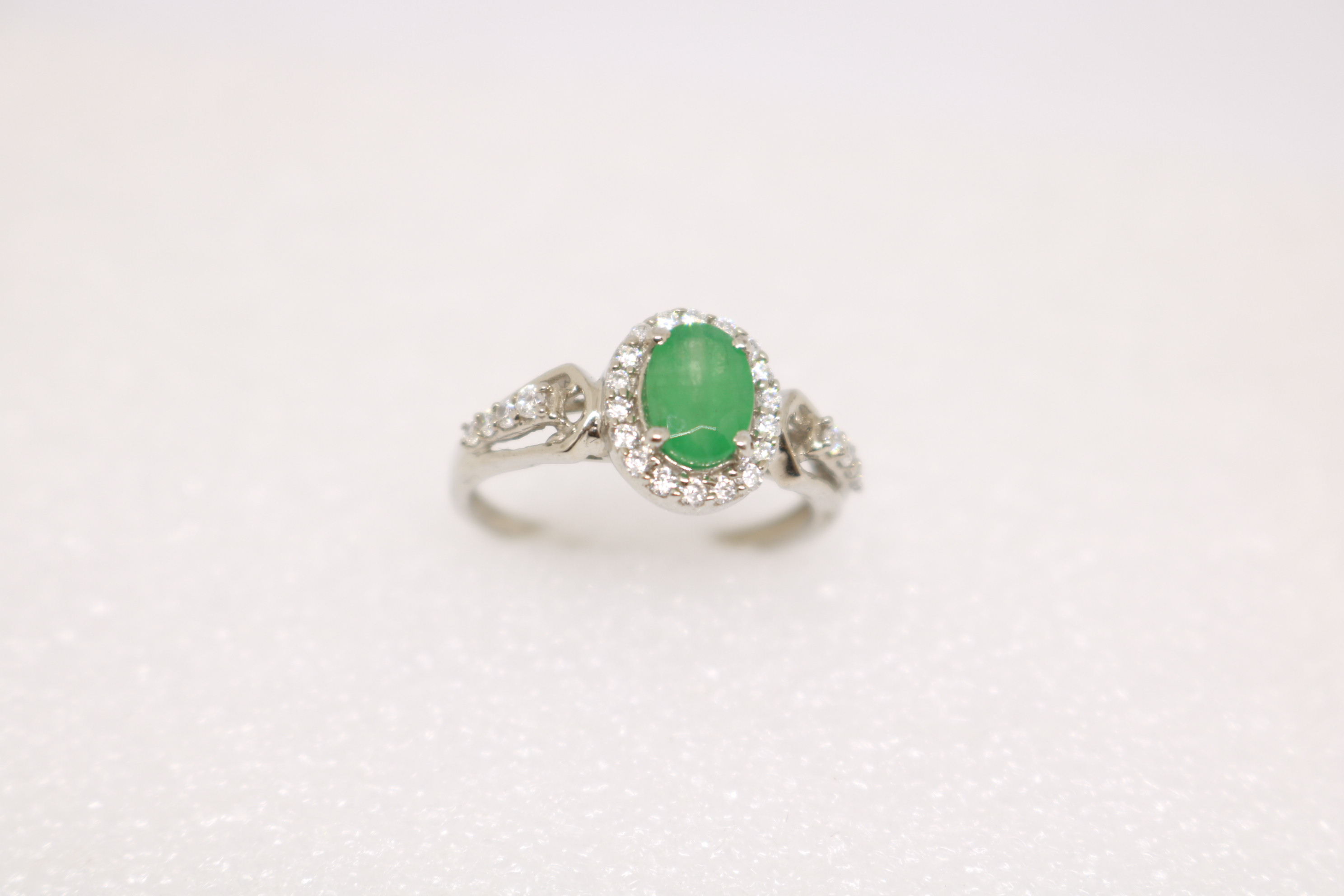 Silver ring with Rhodium plat