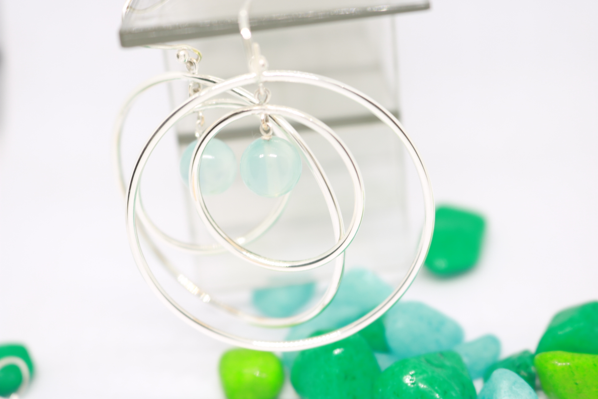 Designer shape with stone Earrings