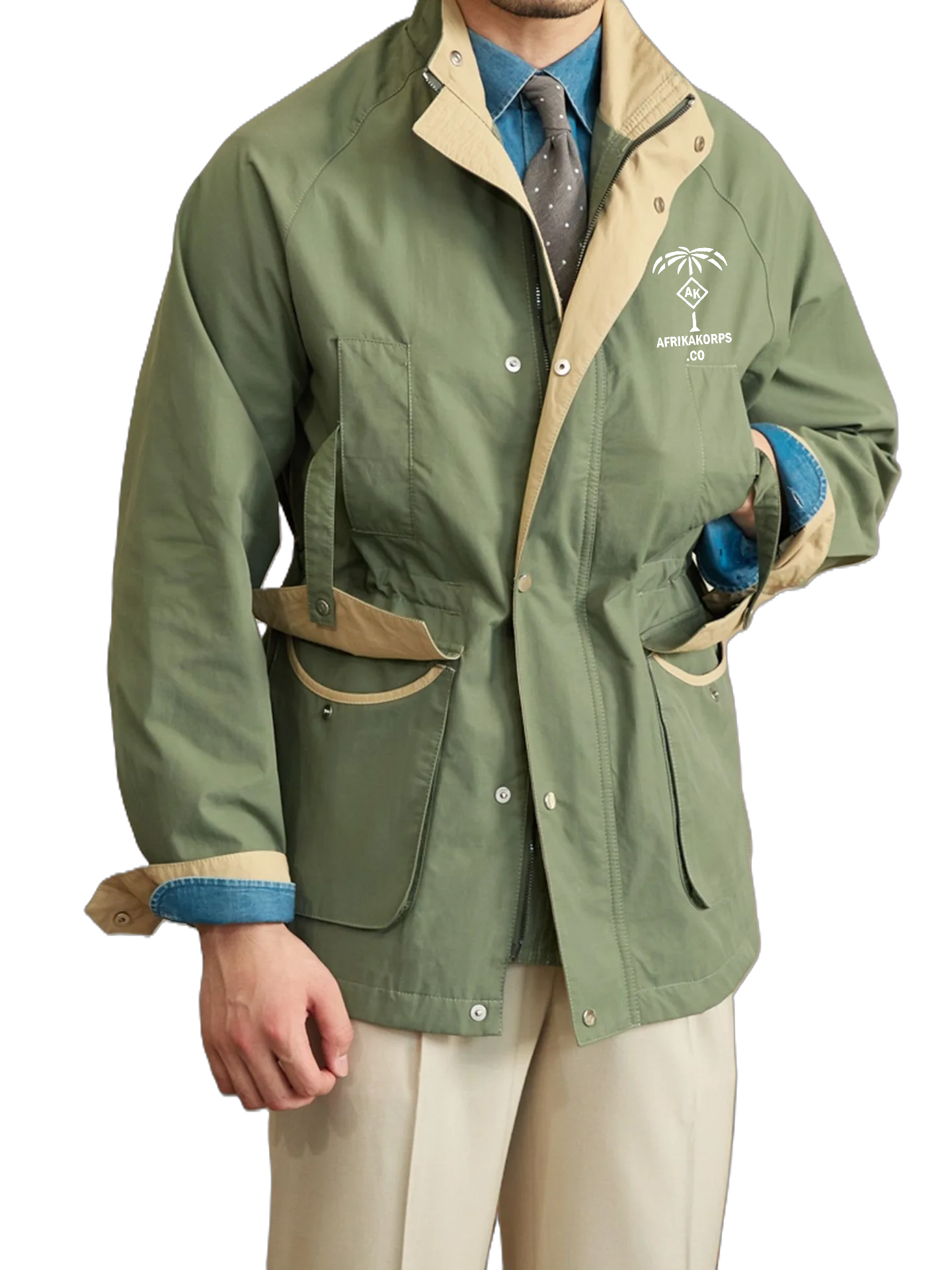 CHAQUETA AK.CO 42 logo espalda