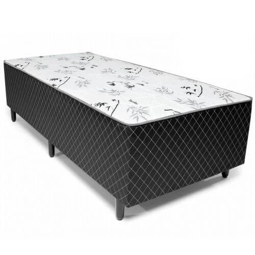 Cama Box de Solteiro Conjugada Espuma Ortopédica Unibox 88×188