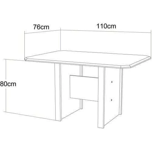 Conjunto Mesa de Jantar New Charm com 4 Cadeiras Indekes