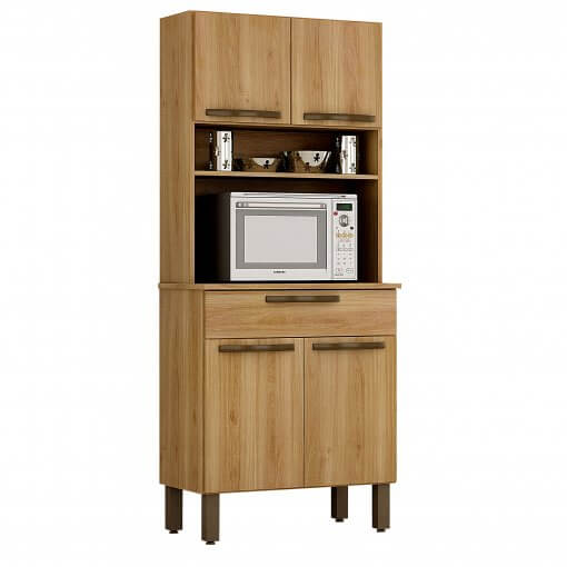 Armário de Cozinha Turim 4 Portas 1 Gaveta Salleto