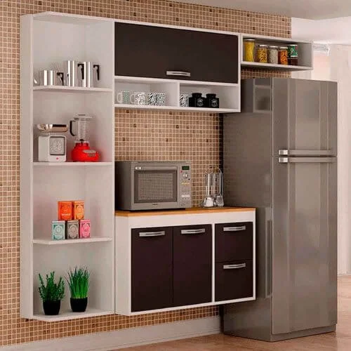 Cozinha Esmeralda 3 Portas 2 Gavetas Sallêto
