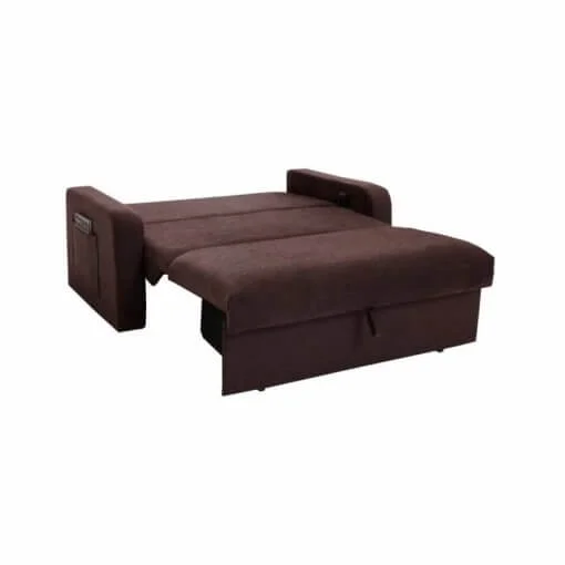 Sofá Cama Daiane com Baú 2 Lugares 140cm