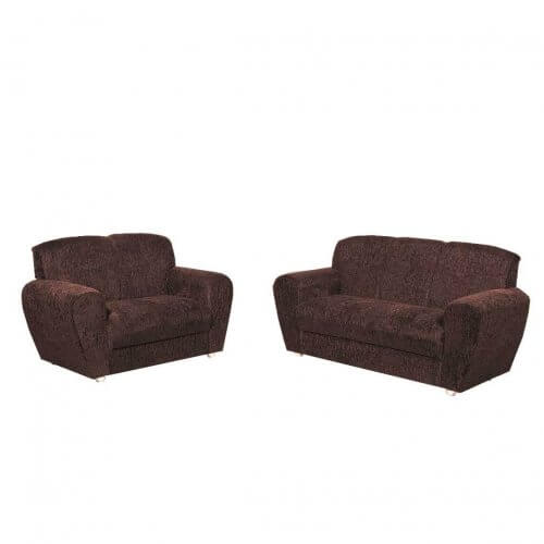 Conjunto de Sofá 5010 com 2 e 3 Lugares Tecido Suede