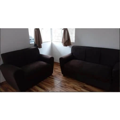 Conjunto de Sofá 5010 com 2 e 3 Lugares Tecido Suede