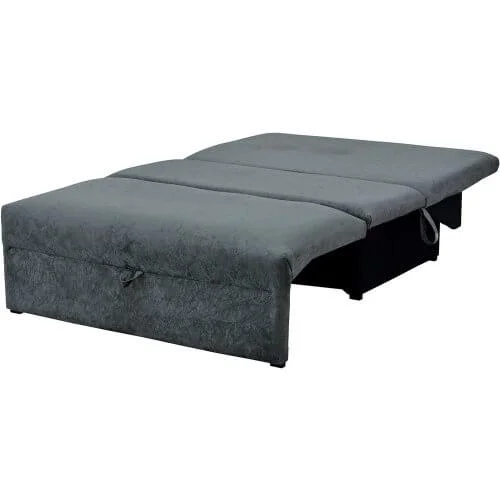 Sofá Cama Malu 2 Lugares Tecido Suede 115cm