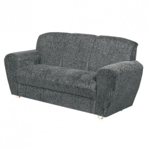 Sofá 5010 3 Lugares em Tecido Suede e Encosto Fixo
