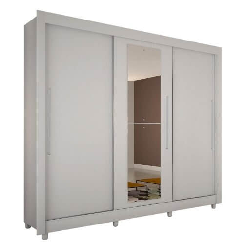 Guarda Roupa Tokio Casal com 3 Portas de Correr