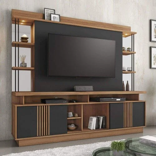 Estante Home Esplendor Para Tv Até 65 Polegadas JCM Movelaria
