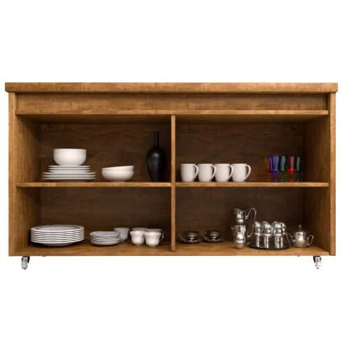 Buffet Maria Aparador 4 Portas Espelhadas Minas Plac