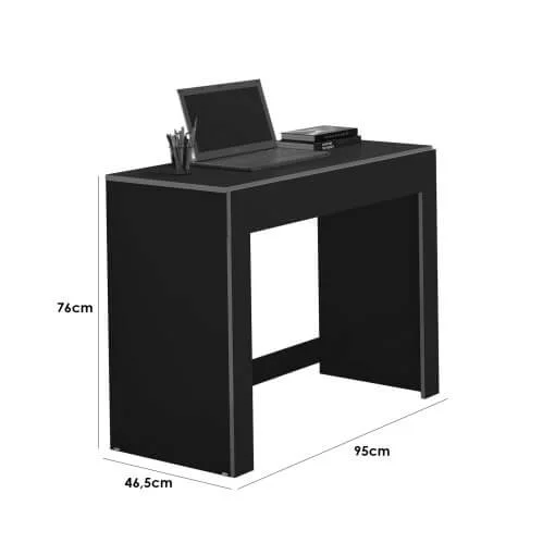 Mesa de Computador Alice Gamer Escrivaninha 1 Gaveta Minas Plac