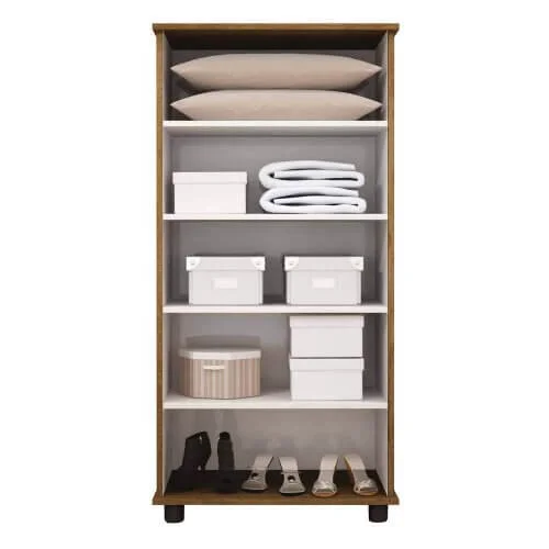 Armário Multiuso Classic 4 Prateleiras 2 Portas Benetil