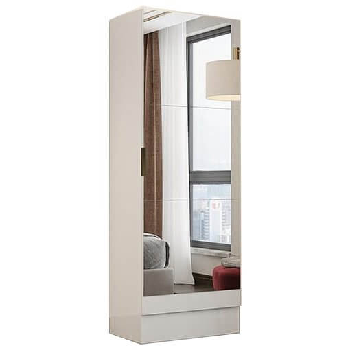 Armário Multiuso Premium Sapateira 1 Porta Espelhada Carioca